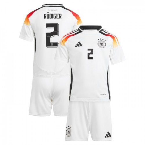 Dječji - Dresovi Komplet Njemačka Antonio Rudiger 2 Domaći Euro 2024 Dječji - Dresovi Komplet Njemačka Antonio Rudiger 2 Domaći Euro 2024